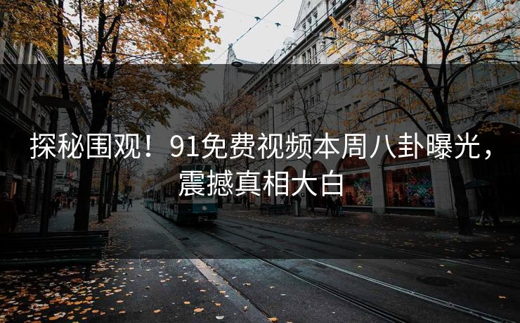 探秘围观！91免费视频本周八卦曝光，震撼真相大白