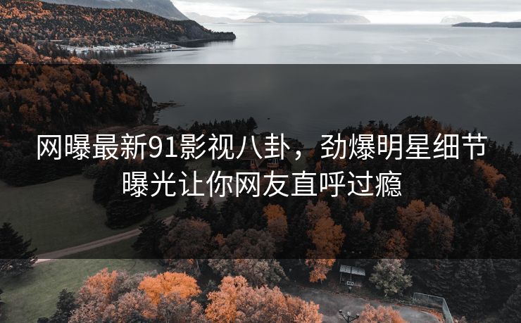 网曝最新91影视八卦，劲爆明星细节曝光让你网友直呼过瘾