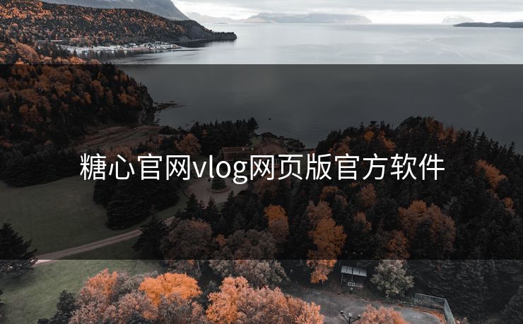 糖心官网vlog网页版官方软件 糖心官网vlog网页版官方软件